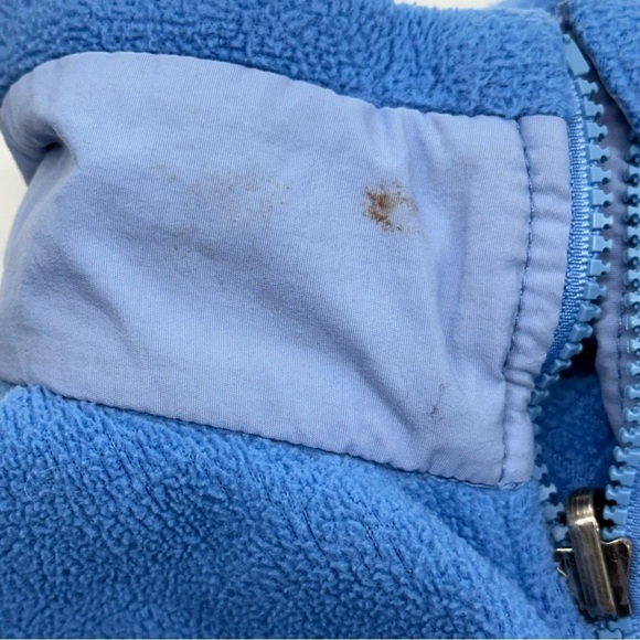 Patagonia Women's Size Medium Sky Blue Fleece Zip Up Jacket - Picture 12 of 16